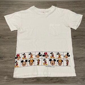 Vintage Walt Disney Mickey Mouse Minnie Mouse Champion Shirt, Made in USA
